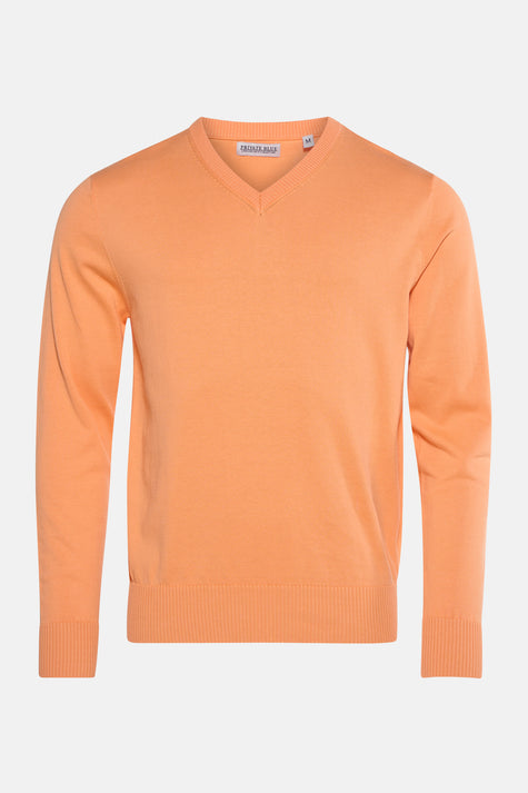 Trui met V-hals roze - PRIVATE BLUE