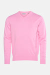 Pull col V rose - PRIVATE BLUE