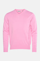 Pull col V rose - PRIVATE BLUE