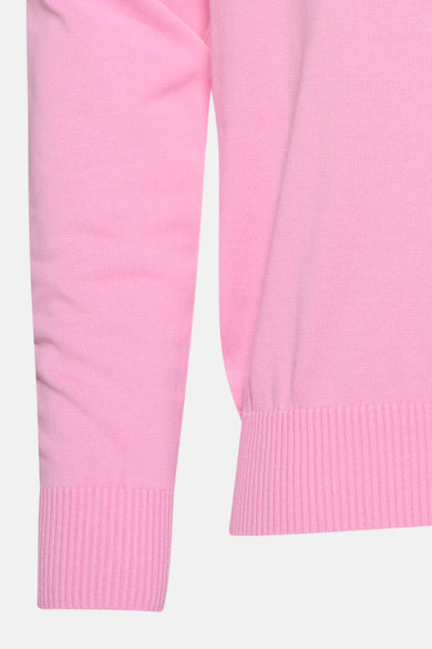 Pull col V rose - PRIVATE BLUE