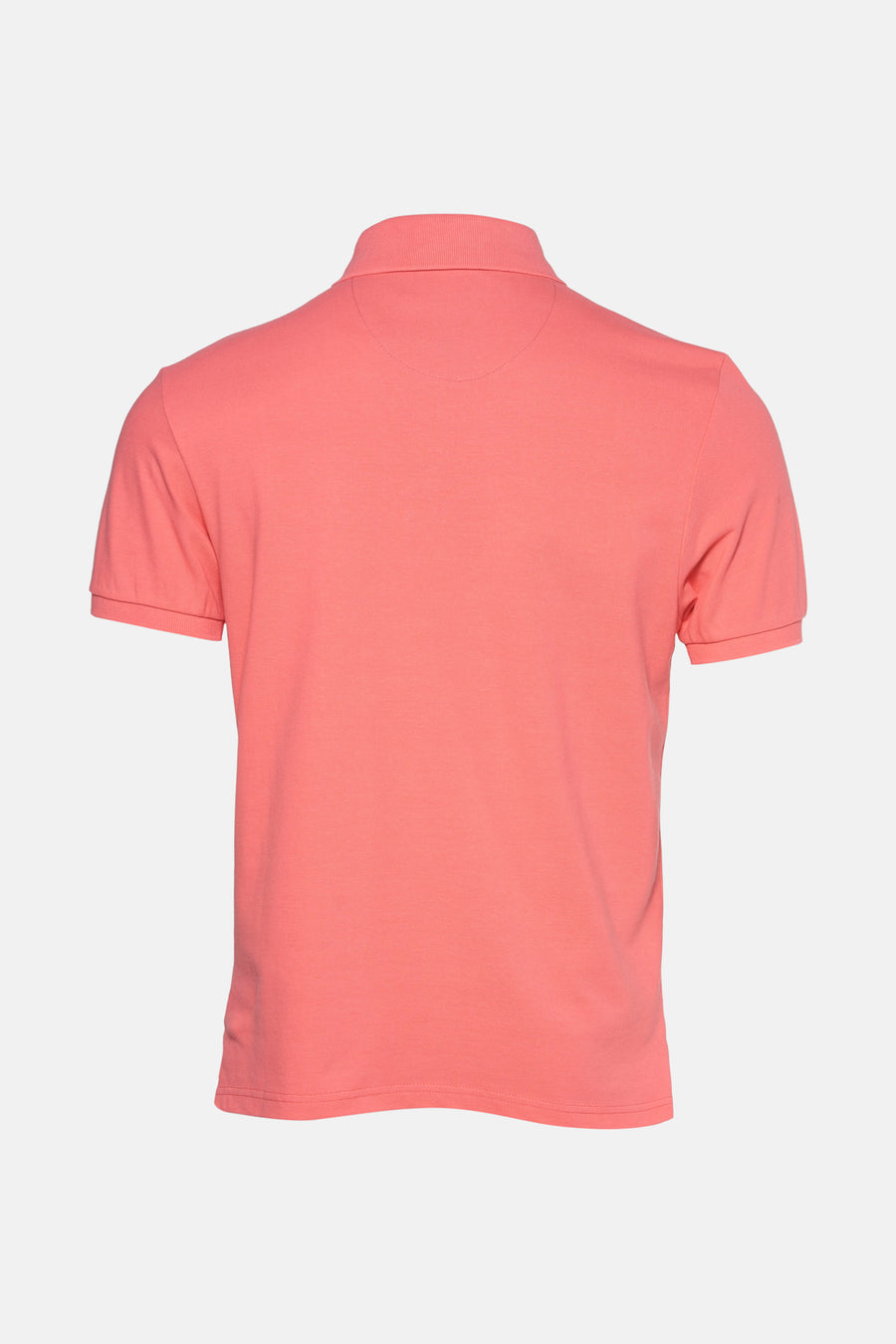 Polo à manches courtes rose de PRIVATE BLUE, vue arrière, tissu en maille piquée.