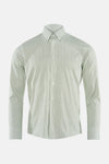 Chemise à manches longues multicolore de PRIVATE BLUE, à motif géométrique sur fond clair, boutonnée.