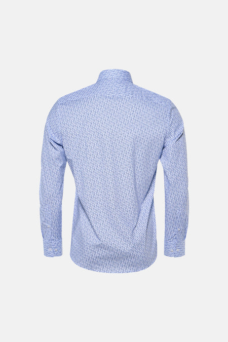 Hemd met lange mouwen - blauw