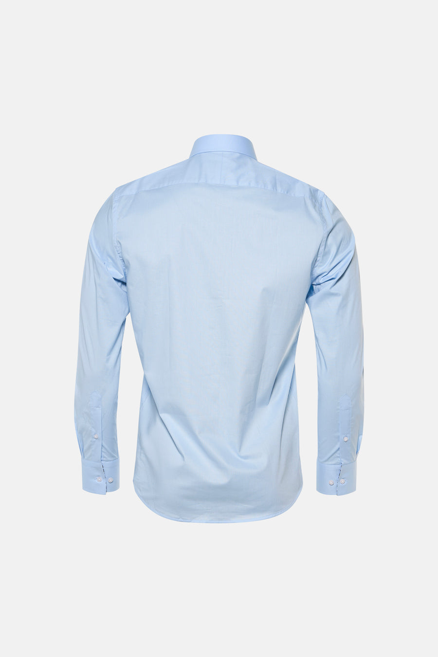 Chemise bleue à manches longues PRIVATE BLUE, vue de dos