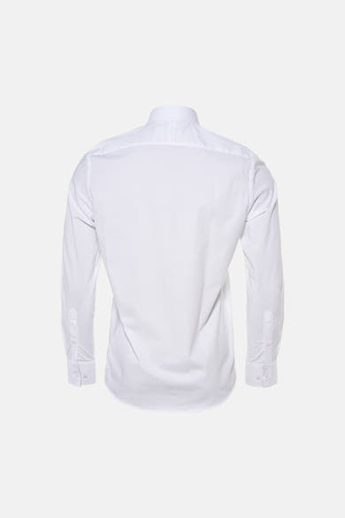 Chemise blanche à manches longues PRIVATE BLUE, vue de dos