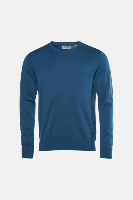 Pull O-hals - blauw