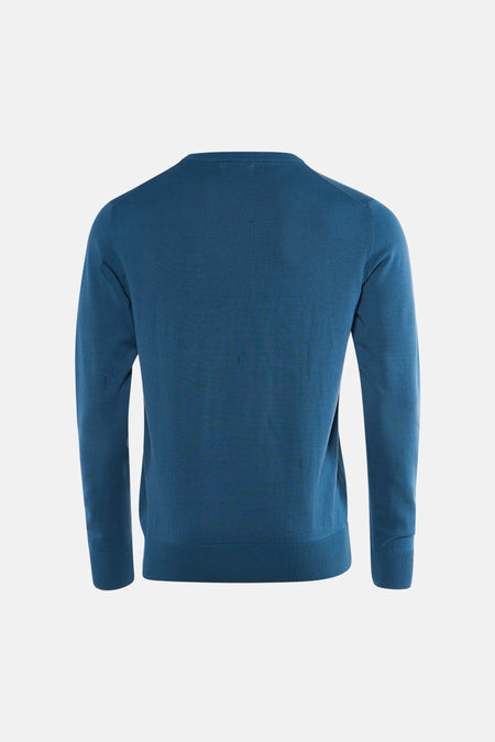 Pull O-hals - blauw