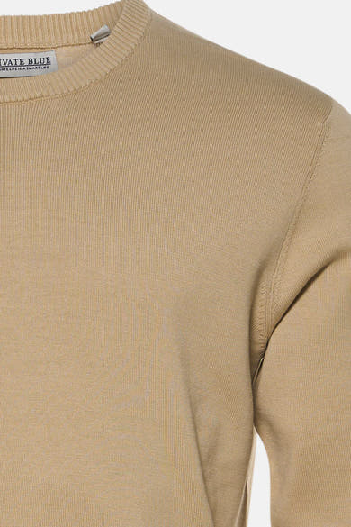 Pull col O - Beige