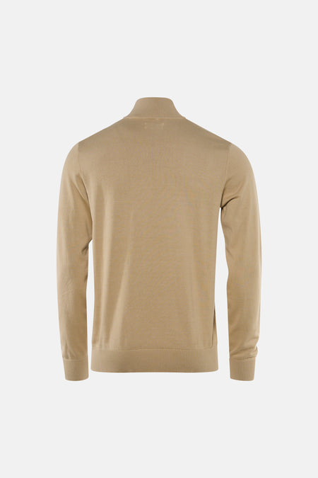 Pull met rolkraag - Beige