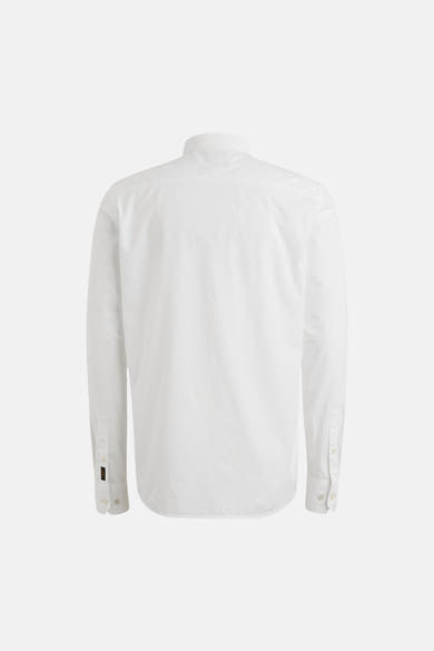 Chemise à manches longues blanche de PME Legend, vue de dos avec détails des poignets boutonnés.

