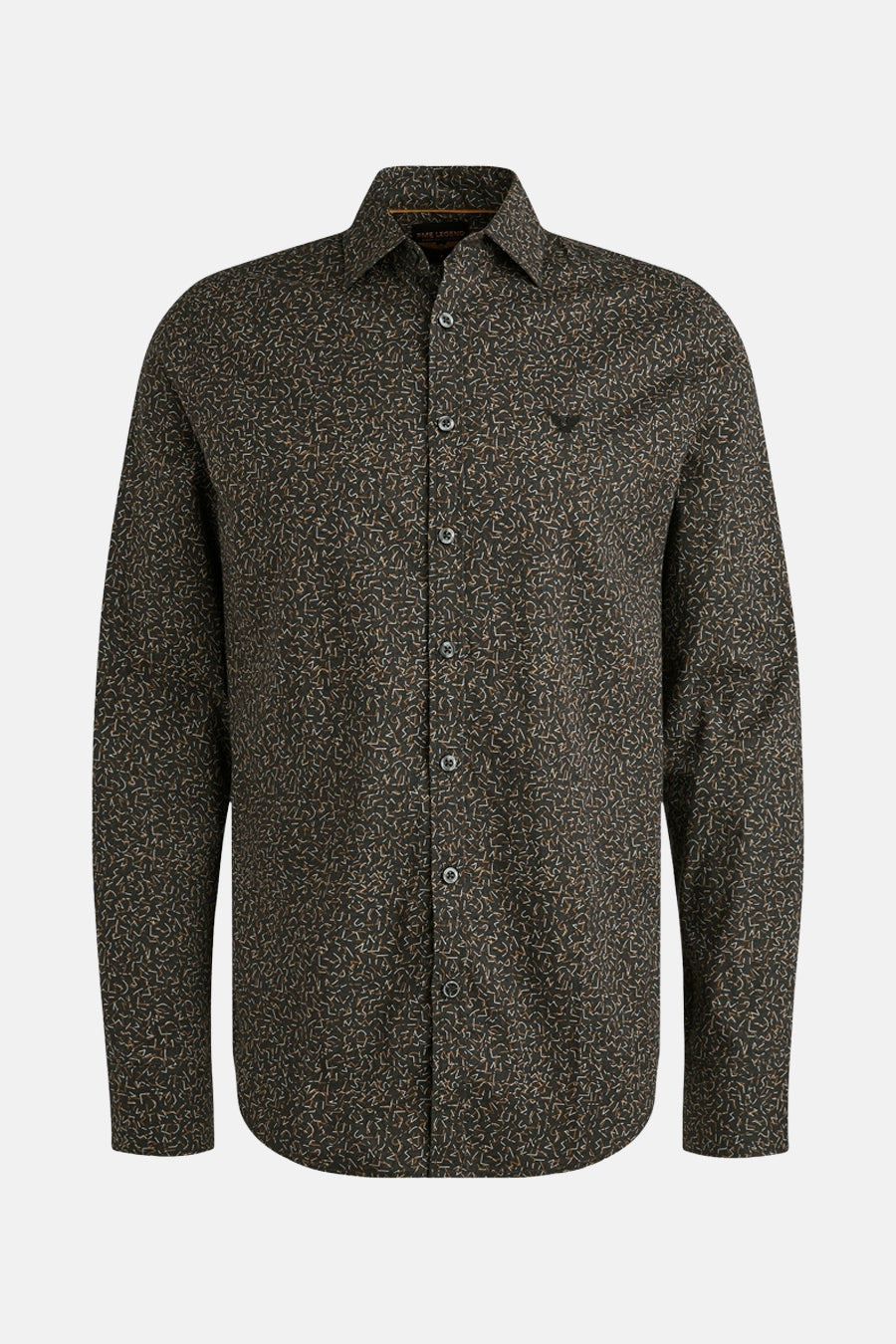 Hemd met lange mouwen - Bruin