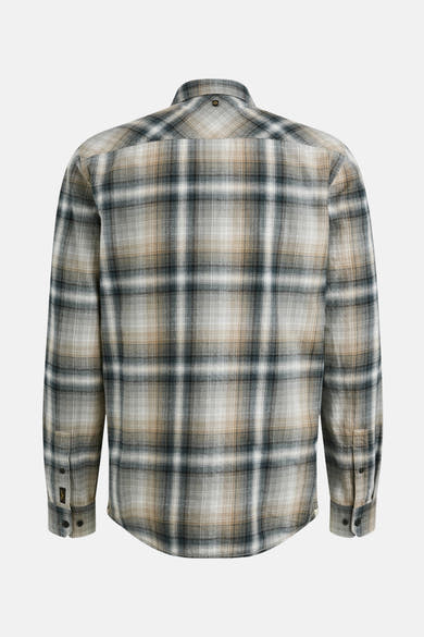 Chemise à manches longues à carreaux multicolores de PME Legend, vue de dos.