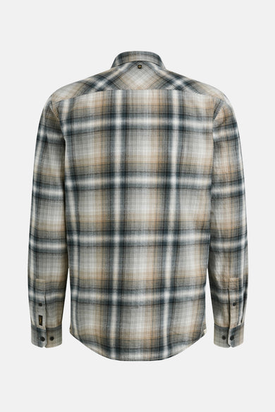 Chemise à manches longues à carreaux multicolores de PME Legend, vue de dos.