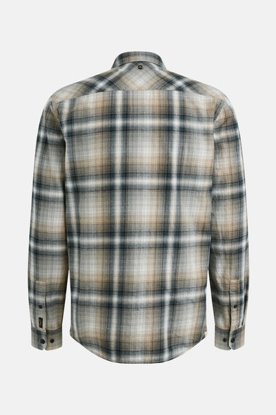 Chemise à manches longues à carreaux multicolores de PME Legend, vue de dos.