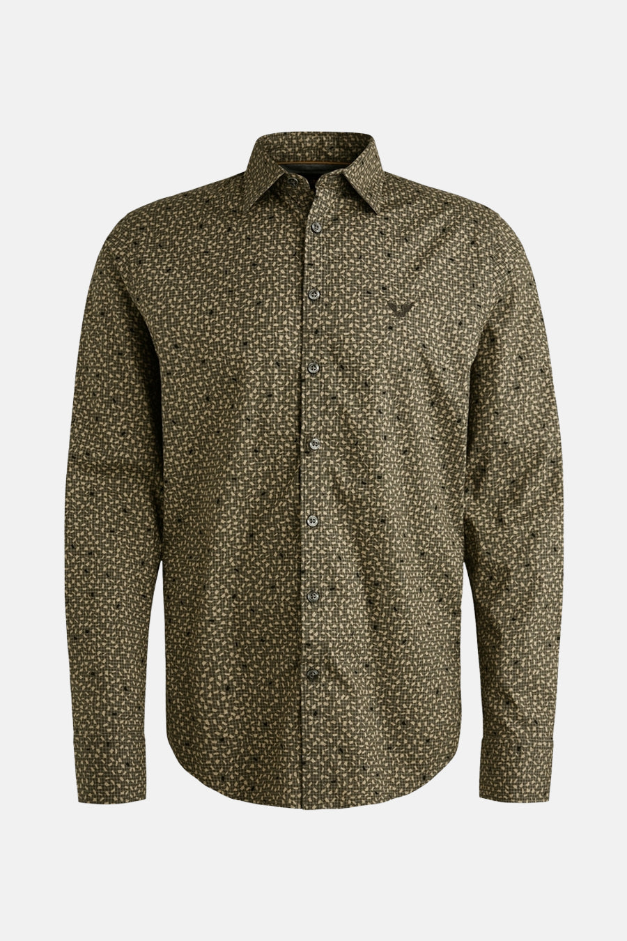 Hemd met lange mouwen - Kaki