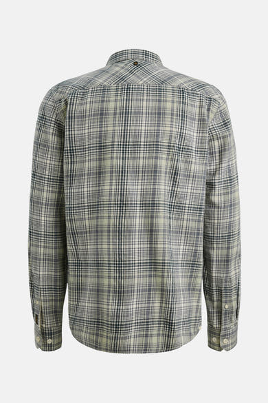 Chemise à manches longues multicolore de PME Legend, avec un motif à carreaux visible de dos.