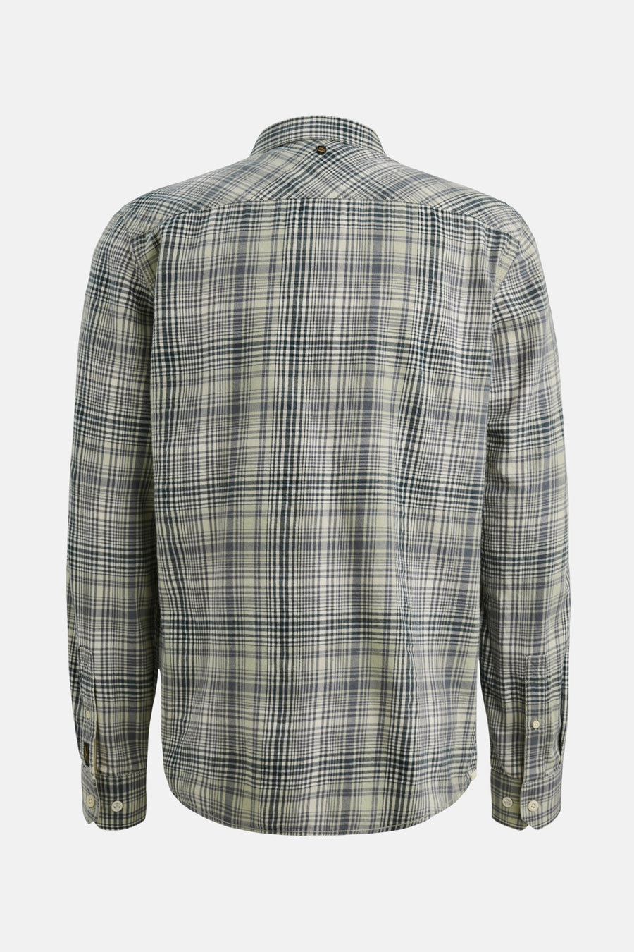 Chemise à manches longues multicolore de PME Legend, avec un motif à carreaux visible de dos.