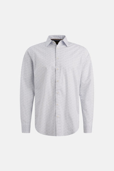 Chemise à manches longues bleu clair de PME Legend, avec un motif subtil et une coupe classique.