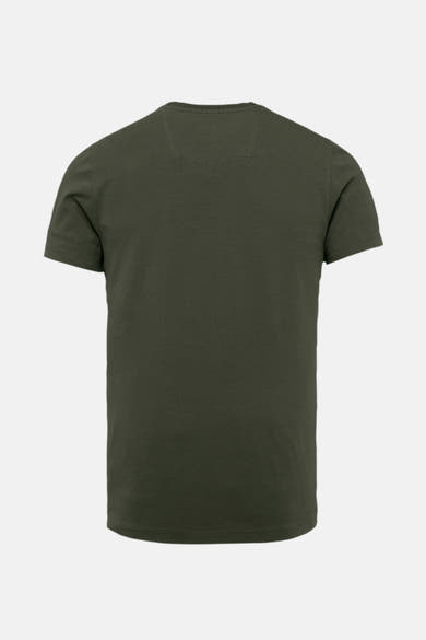 T-shirt gris de Pme Legend, uni, en jersey, vue de dos.