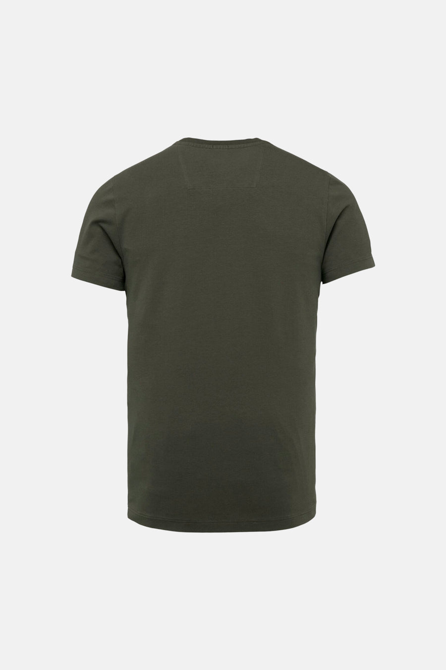 T-shirt gris à manches courtes de Pme Legend, vue arrière sur fond blanc.