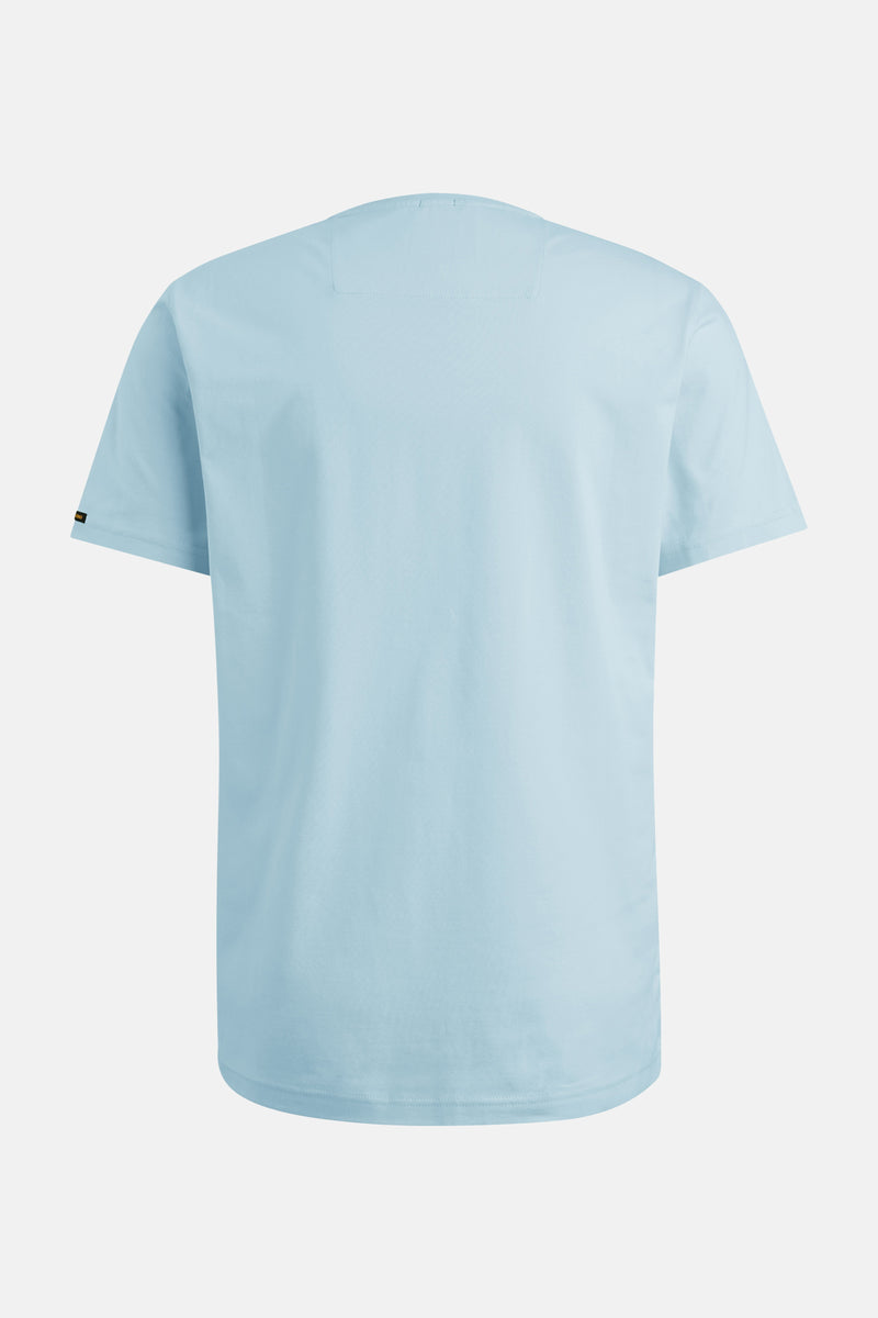 Blauw T-shirt met korte mouwen van PME Legend met een logo op de borst.