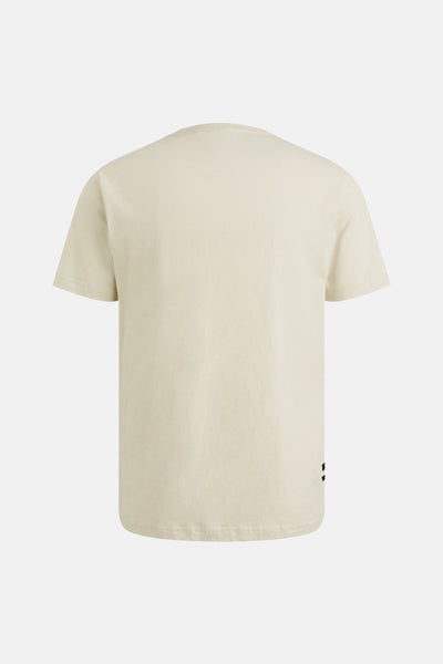 T-shirt écru à manches courtes de PME Legend, vue arrière.