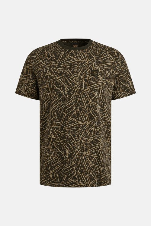 T-shirt met korte mouwen - Bruin