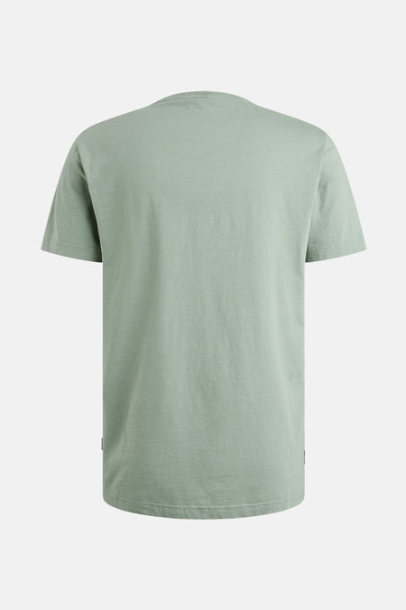 Blauw T-shirt met korte mouwen van PME Legend, achterkant, effen en casual.