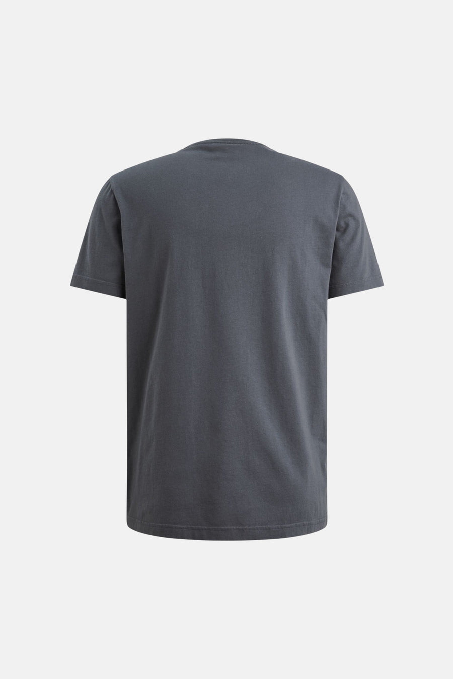 Blauw T-shirt met korte mouwen van PME Legend, effen en casual, van achteren gezien.