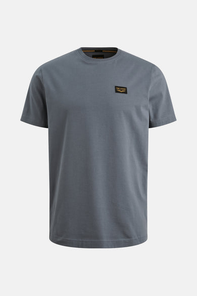 Blauw T-shirt met korte mouwen van PME Legend, met discreet label op de mouw.
