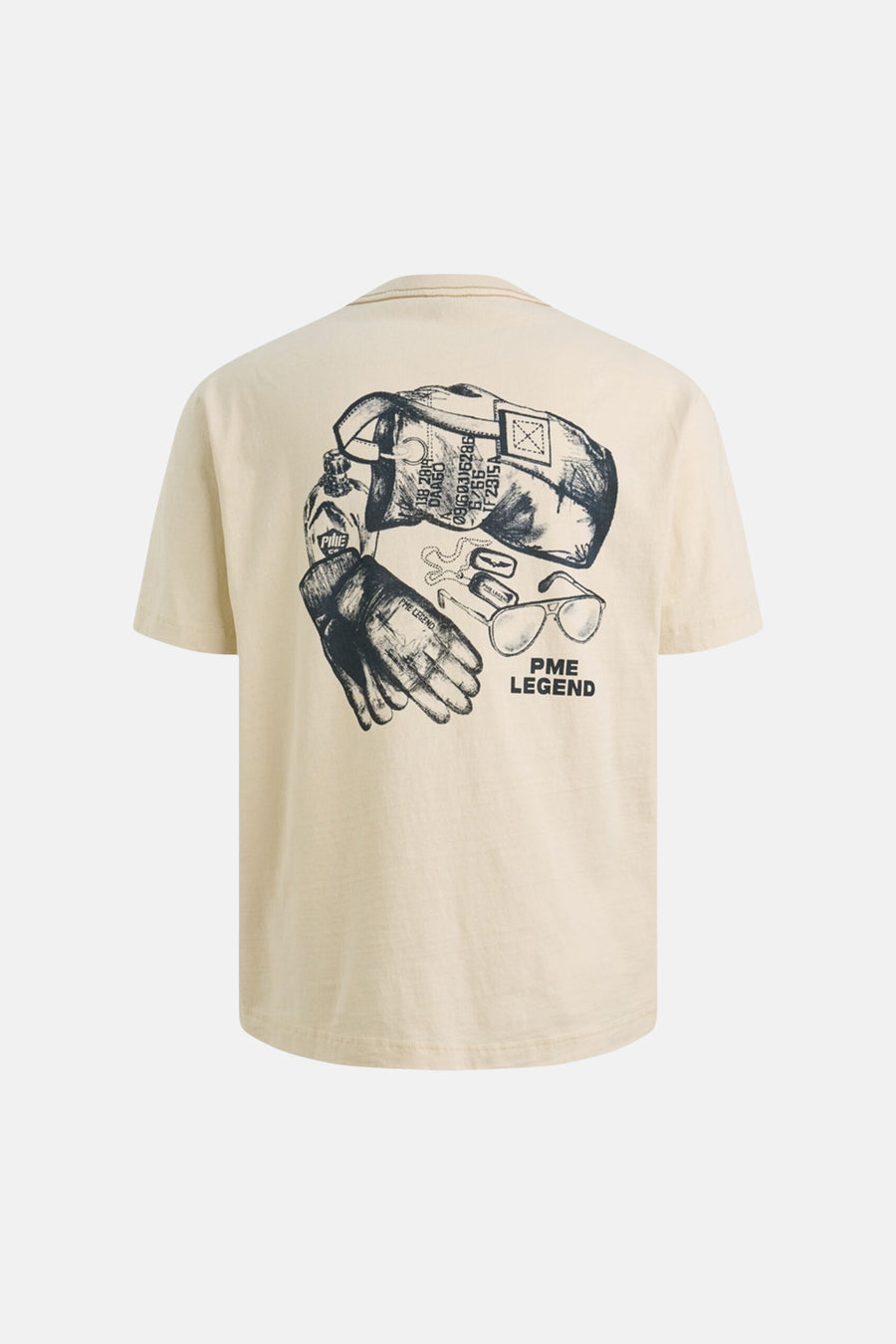 T-shirt (manches courtes) beige - PME LEGEND