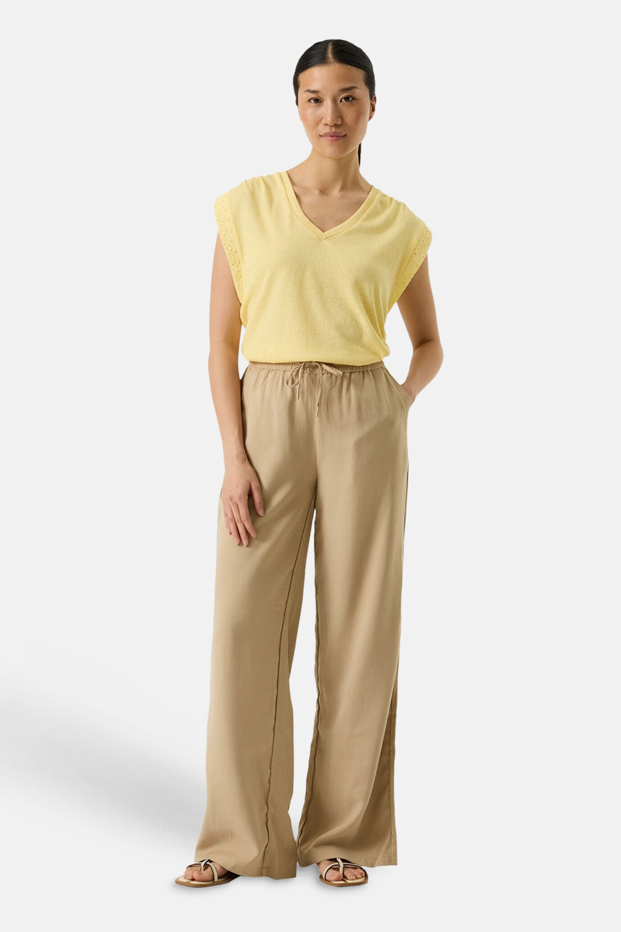 Top - jaune