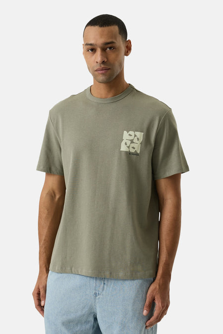 T-shirt met korte mouwen - khaki