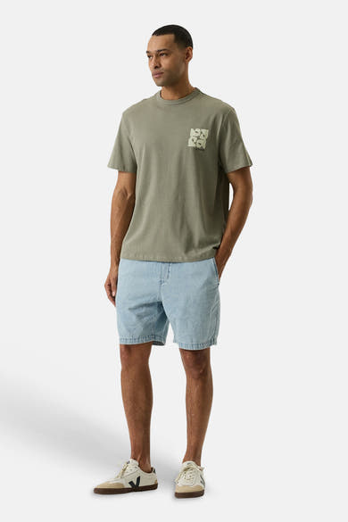 T-shirt met korte mouwen - khaki
