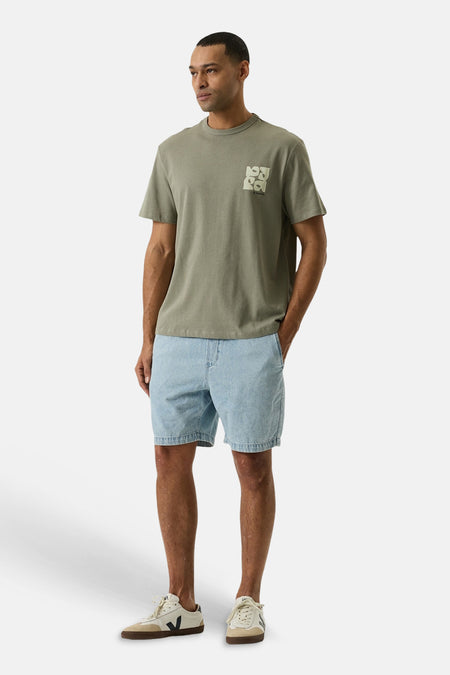 T-shirt met korte mouwen - khaki