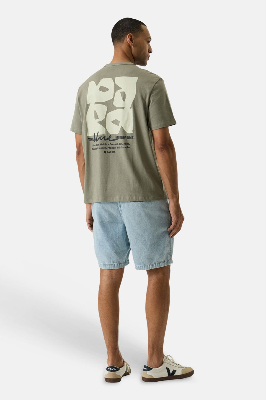 T-shirt met korte mouwen - khaki