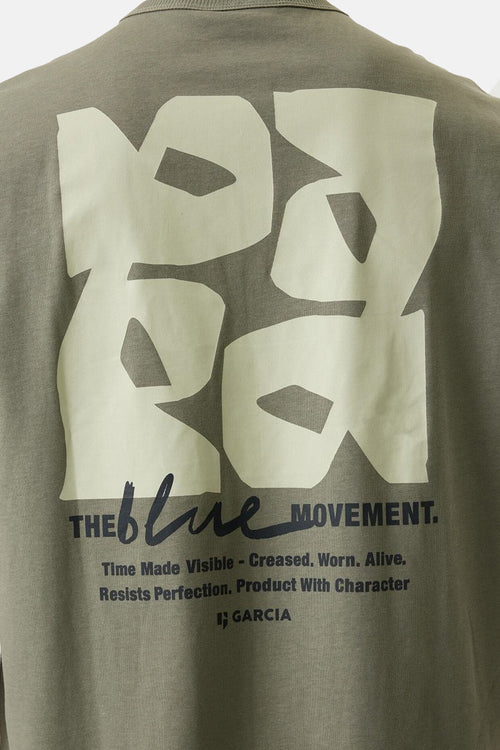 T-shirt met korte mouwen - khaki