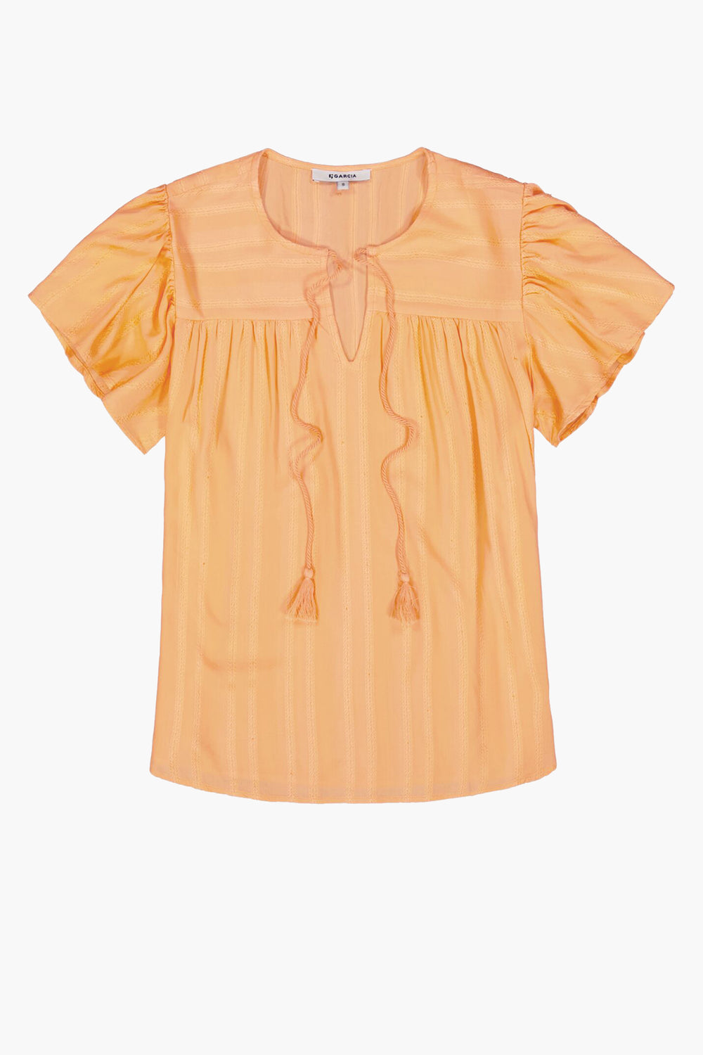 Blouse (korte mouwen) Oranje - GARCIA
