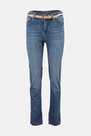 Jean droit mid blue denim - ZABAIONE