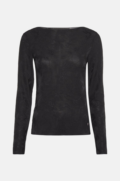 Pull col rond Noir - ZABAIONE