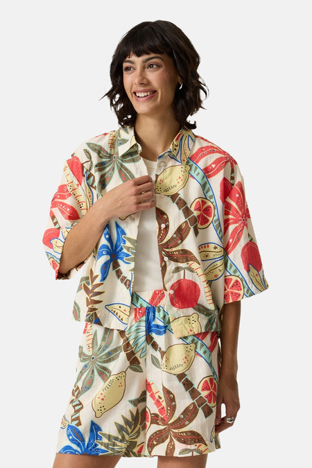Chemise à manches courtes - multicolore
