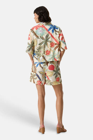 Chemise à manches courtes - multicolore