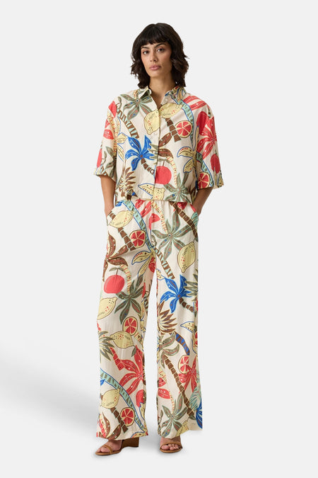 Pantalon - multicolore