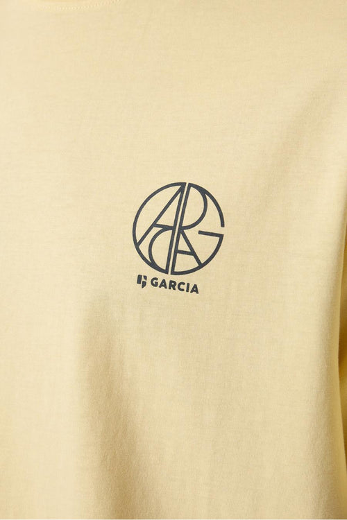 T-shirt - geel