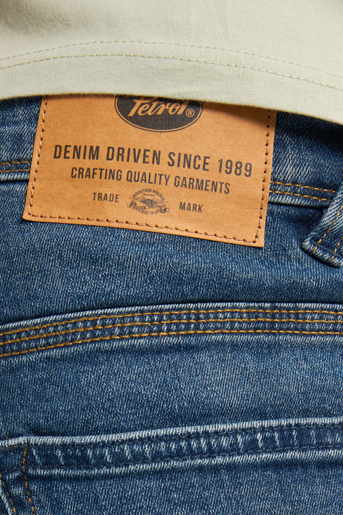 RUSSEL - mid blue denim