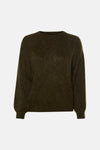 Pull à manches courtes - olive