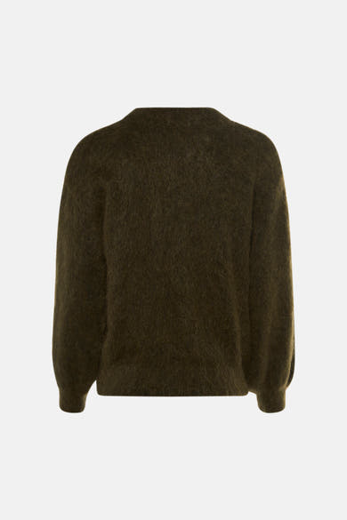 Pull à manches courtes - olive