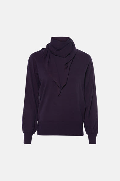Pull O-hals - paars