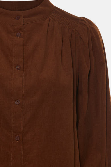 Blouse à manches longues - cognac