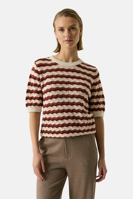 Trui met ronde hals multicolor - GARCIA